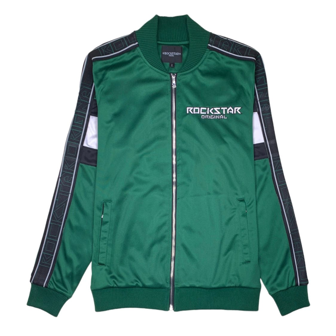 Rockstar Originals Zip-Up Jacket (Green) RSM2233