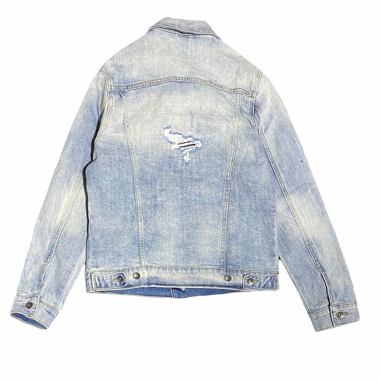 Crysp Bering Denim Jacket (Light Blue Patchwork) CRYSPSP121-201