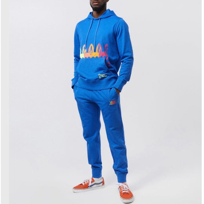 Psycho Bunny Lafayette Hoodie (Bright Royal) B6H966U1FT