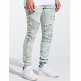 Crysp Skywalker Biker Denim (Blue Paint) CRYSPSP221-102