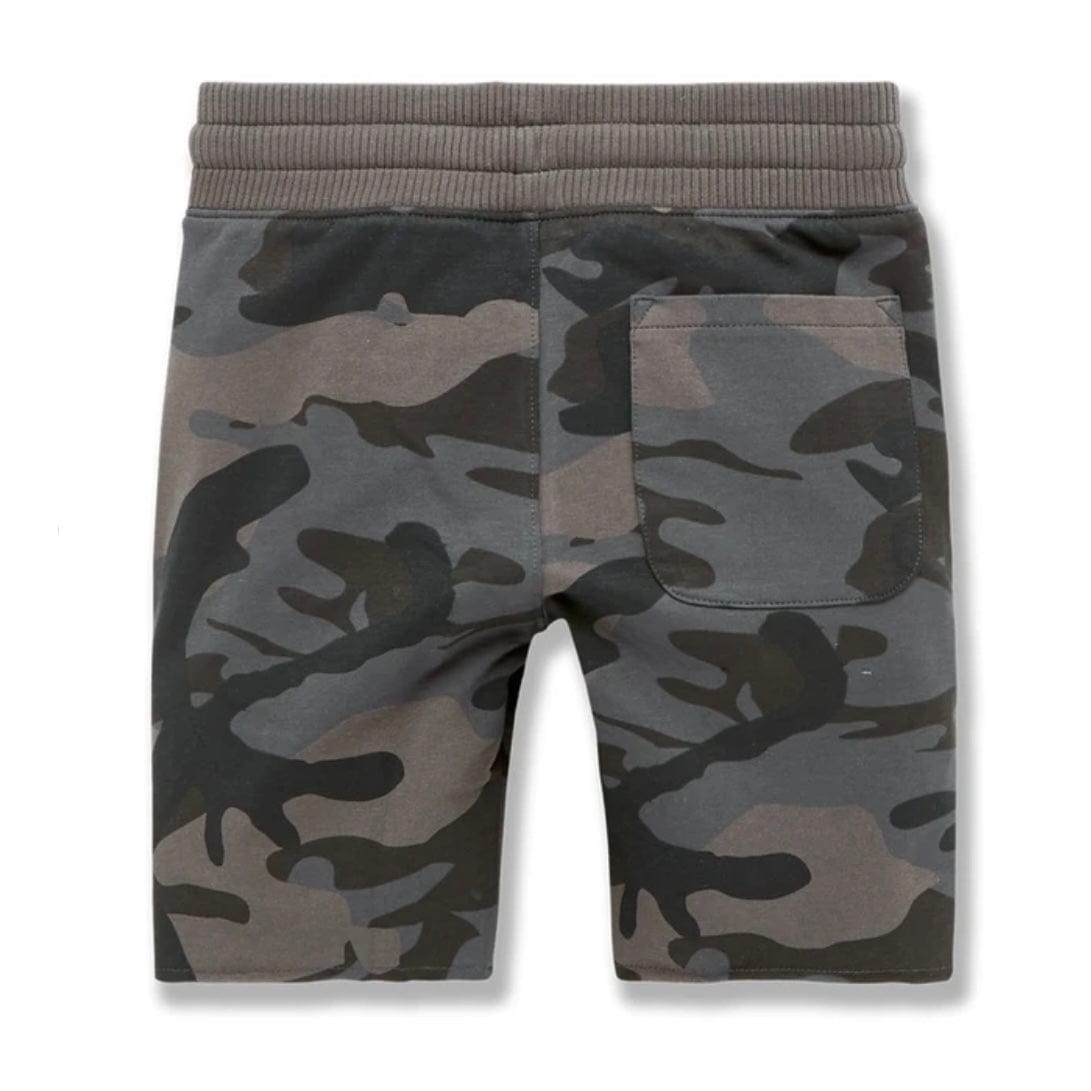 Juniors Jordan Craig Palma French Terry Shorts (Black Camo) 8350SCB