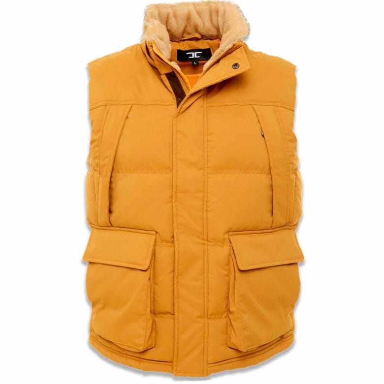 Jordan Craig Yukon Fur Lined Puffer Vest (Wheat) 9371V