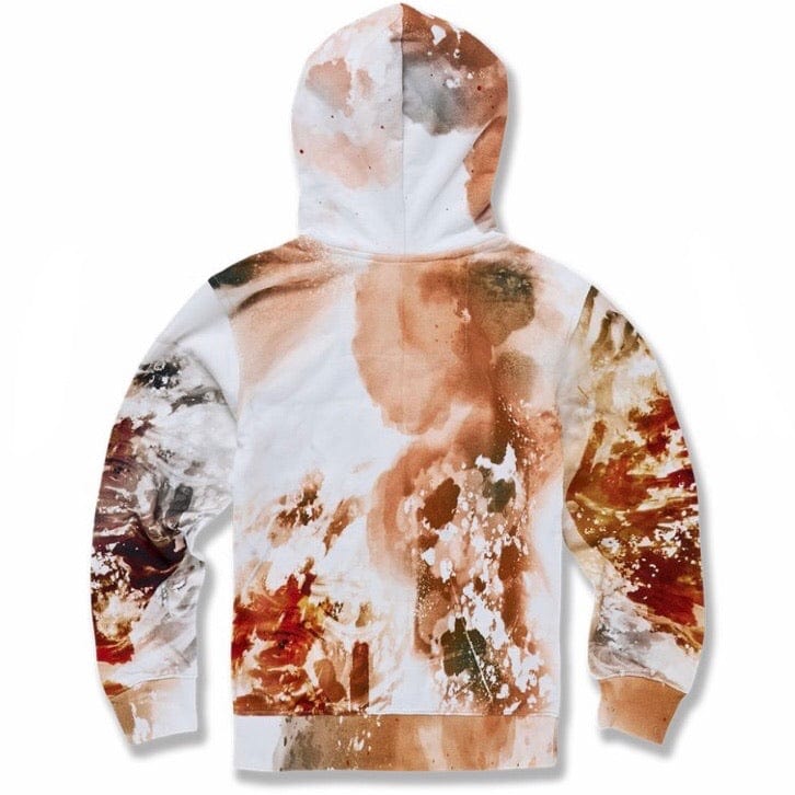 Kids Jordan Craig Fire & Embers Pullover Hoodie (Cream) 8522HK