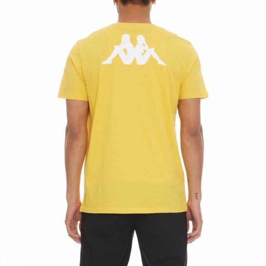 Kappa Authentic Runis T Shirt (Yellow/Vanilla)