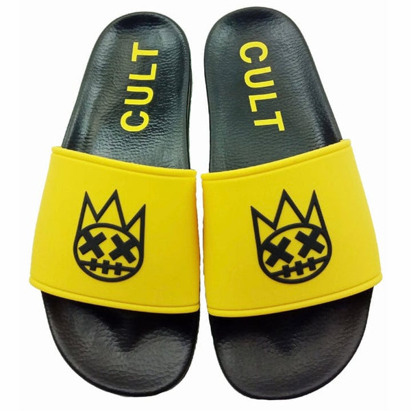 Cult Of Individuality Cult Slides (Black/Yellow) 622AC-SLIDE6
