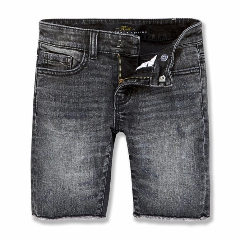 Kids Jordan Craig Hartford Denim Shorts (Black Shadow) J3192SK