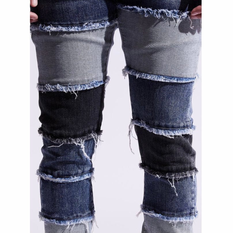 Embellish Figueroa Stacked Denim (Blue Wash) EMBF122-001