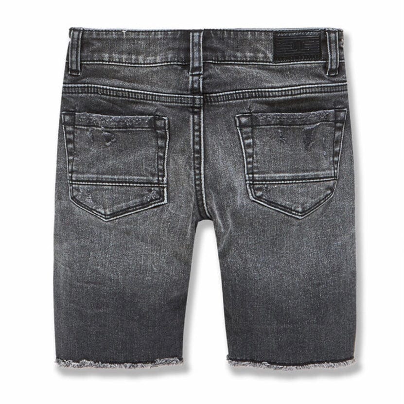 Kids Jordan Craig Lafayette Denim Shorts (Black Shadow) J3185SK