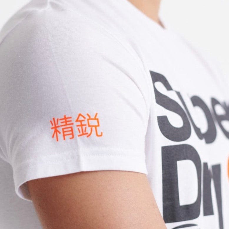 Superdry Core Sport T Shirt (White) - MS300010A