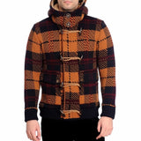 Lcr Knit Hooded Sweater (Navy/Cinnamon) 9680