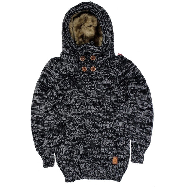 Kids Lcr Sweater (Black/Grey) 6160K