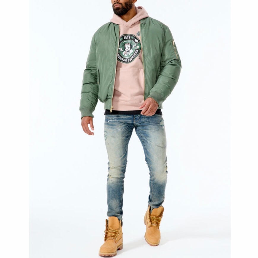 Jordan Craig Squadron Bomber Jacket (Sage) 91571