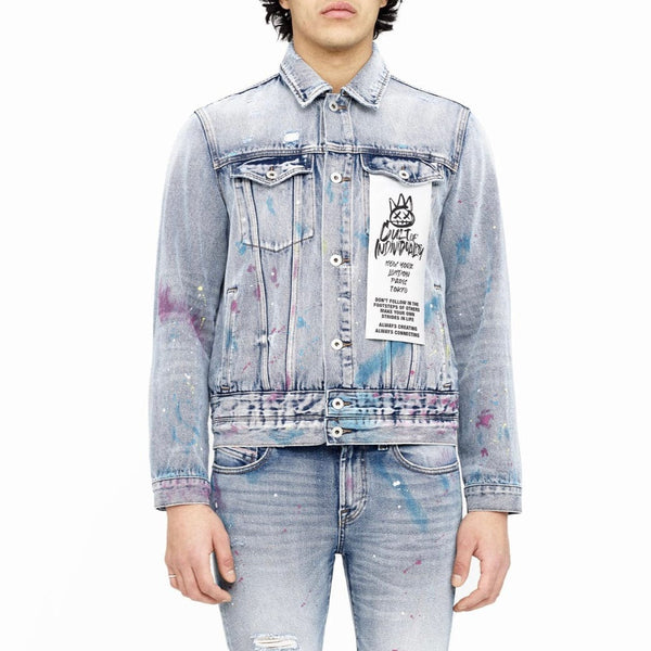 Cult Of Individuality Tongue Type 3 Denim Jacket (Skittle) 621B7-TW12A