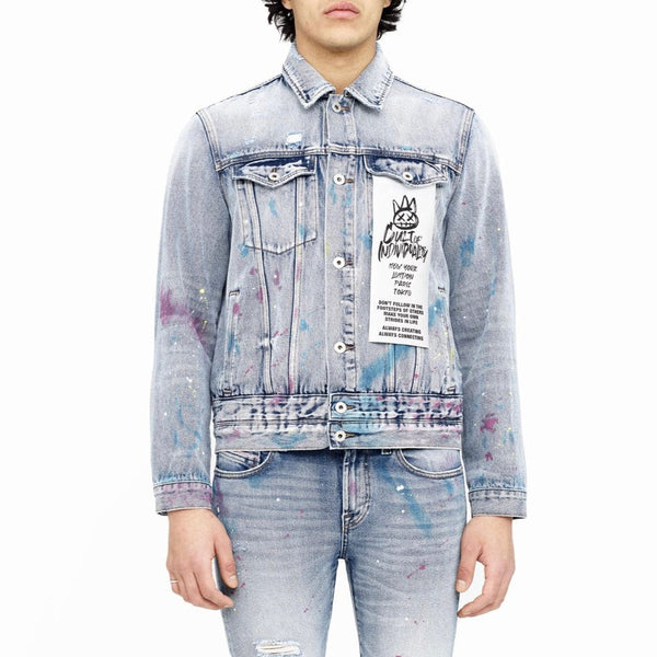 Cult Of Individuality Tongue Type 3 Denim Jacket (Skittle) 621B7