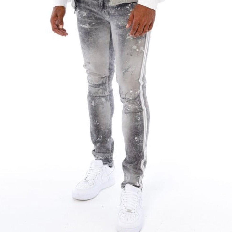 Jordan Craig Sean Sugar Hill Striped Denim (Arctic White) JM3430