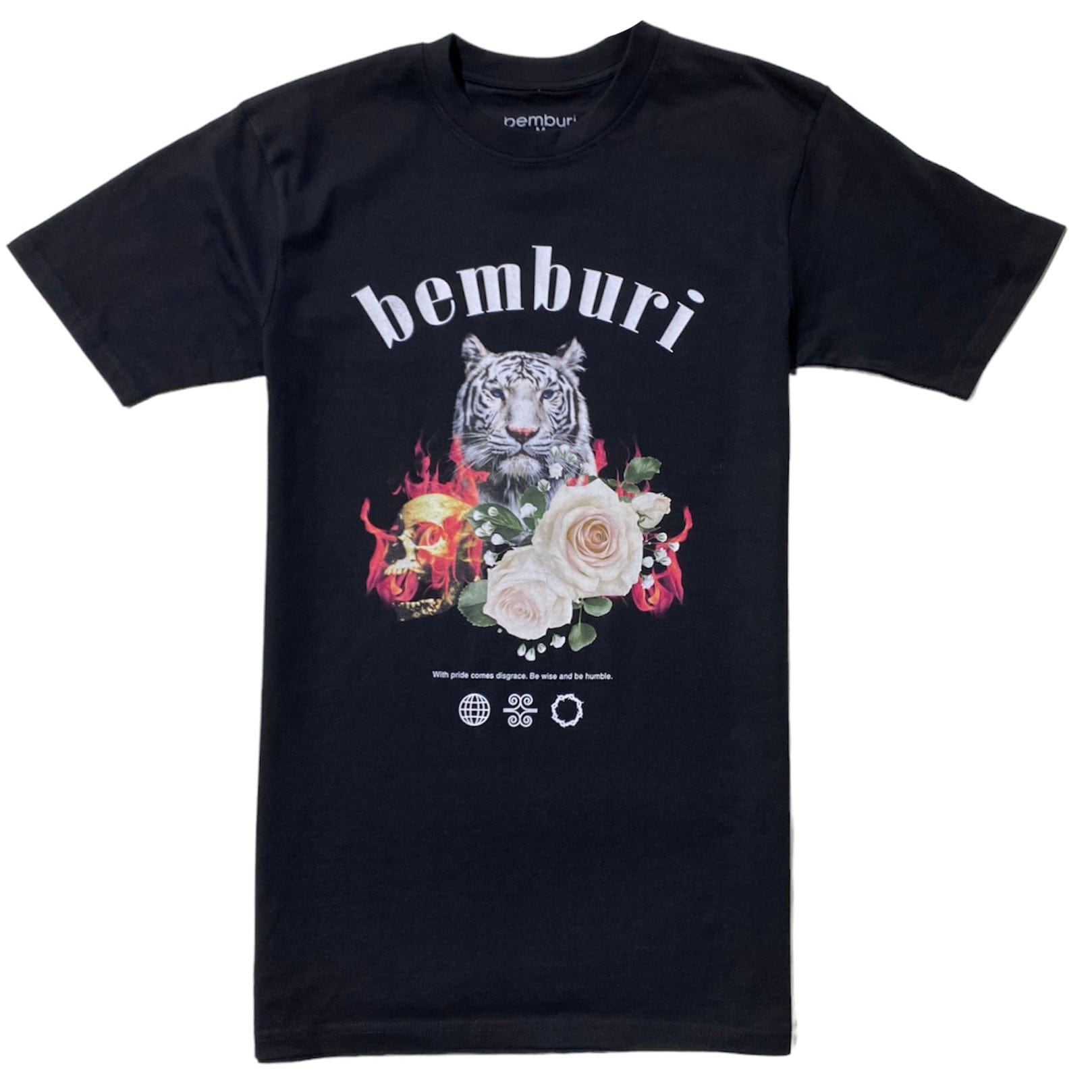 Bemburi White Tiger T Shirt (Black)