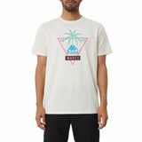 Kappa Authentic Accompong T Shirt (Cream/Green/Blue) 361522W