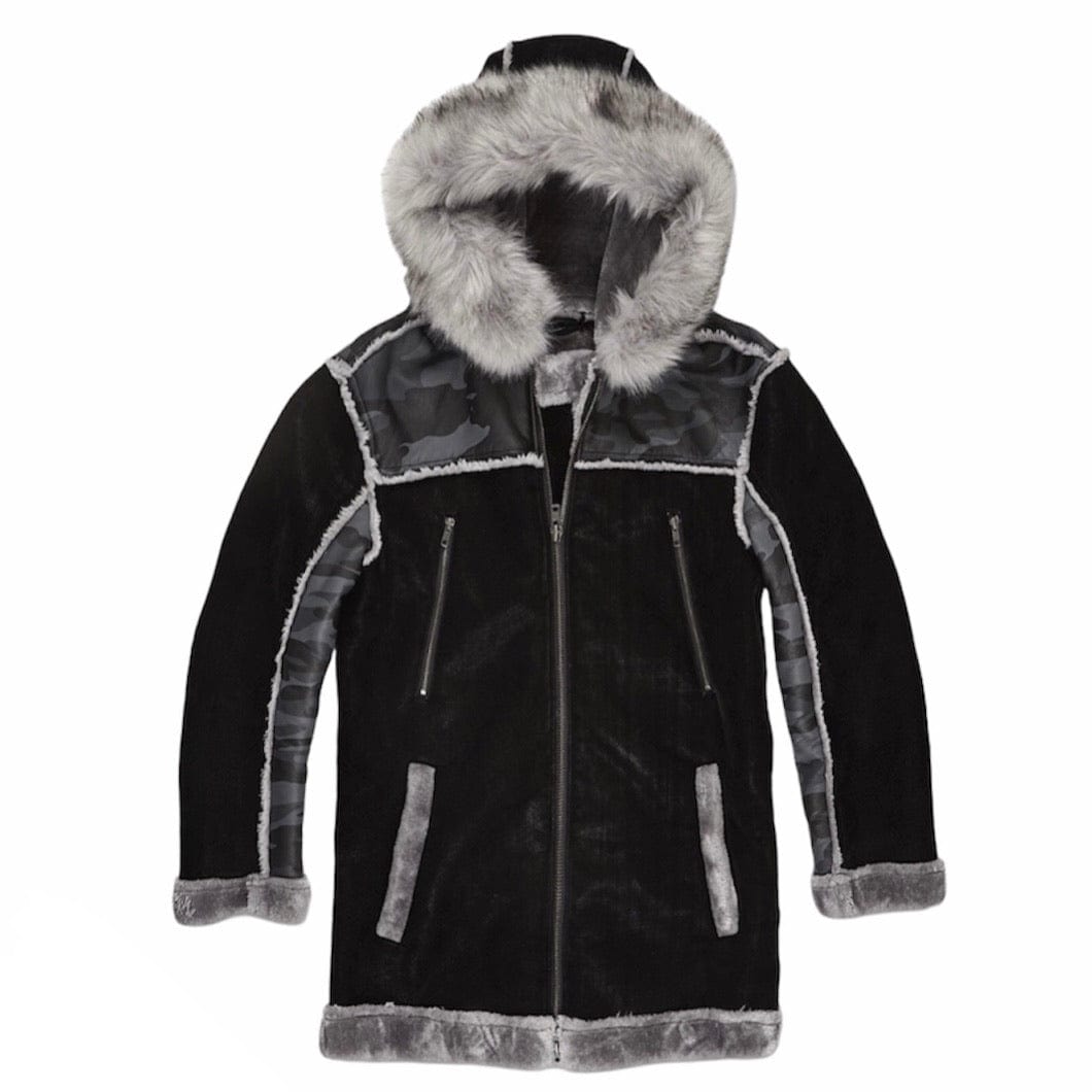 Jordan Craig Shearling Jacket (Black Camo) - 91384