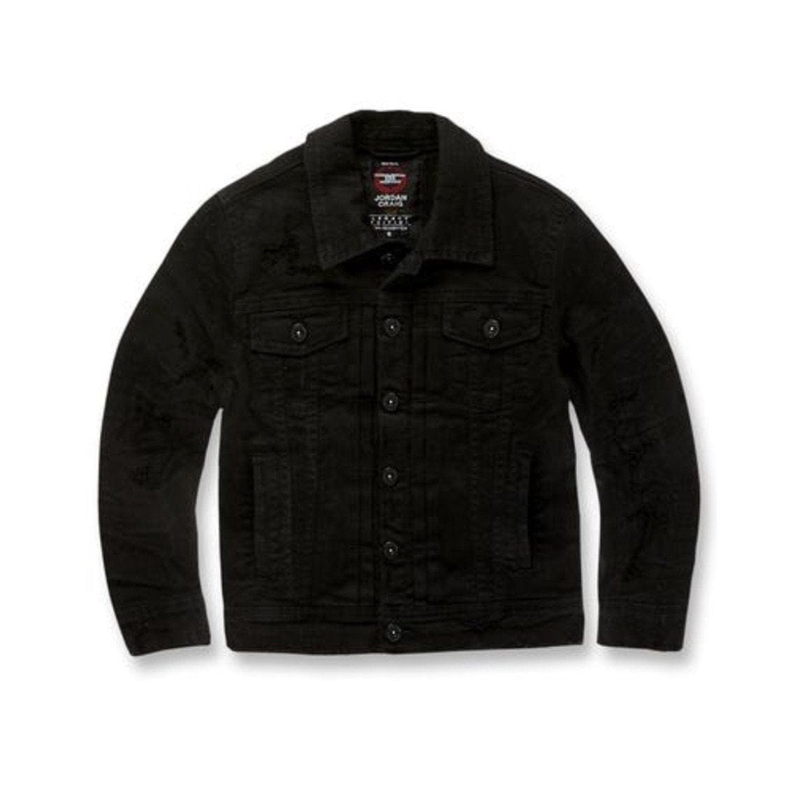 KIDS JORDAN CRAIG TRIBECA TWILL TRUCKER JACKET BLACK