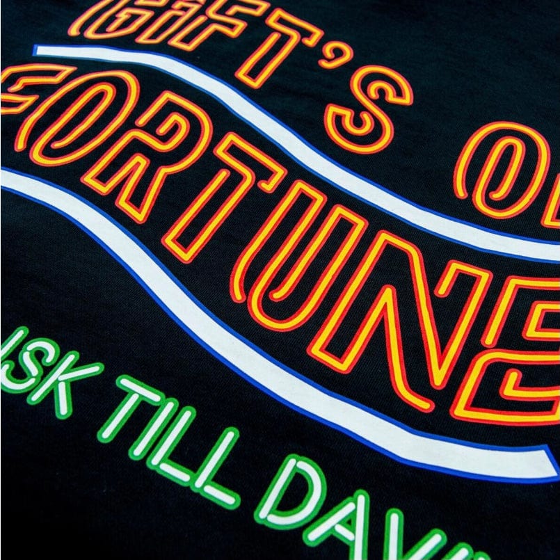 Gift Of Fortune Neon Girl Hoodie (Black)