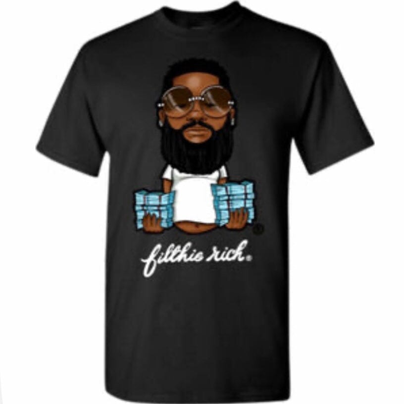 Filthie Rich Beard Guy T Shirt (Black)