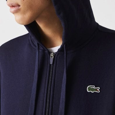 Lacoste Full Zip Hoodie (Navy) - SH1551