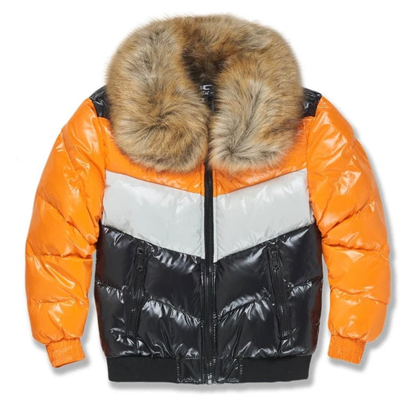 Kids Jordan Craig Sugar Hill Nylon Puffer Jacket (Total Orange) 91548K