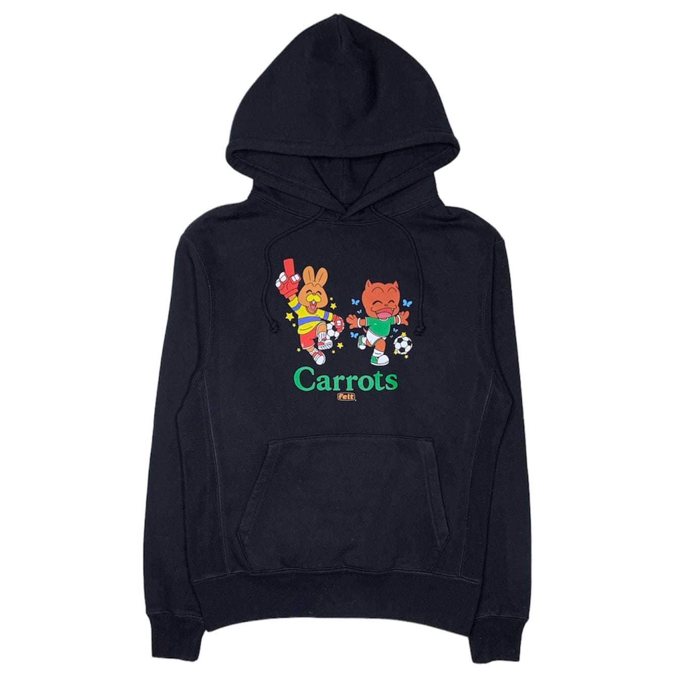 Carrots x Felt Mascot Hoodie (Black) CF-MHD