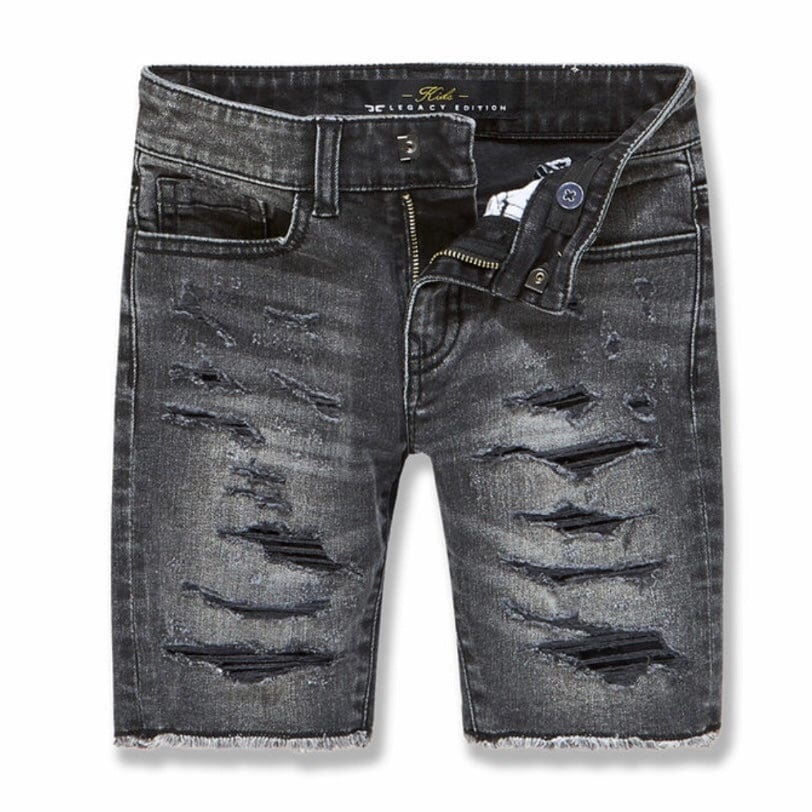 Kids Jordan Craig Lafayette Denim Shorts (Black Shadow) J3185SK