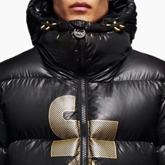 Jack1t Prime Slick Down Puffer Jacket (Black/Gold)