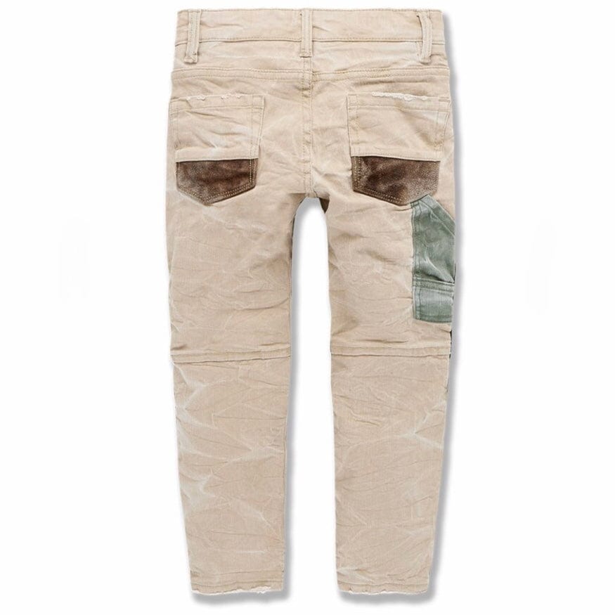 Kids Jordan Craig Patchwork Pants (Oxford Tan) 5643MK