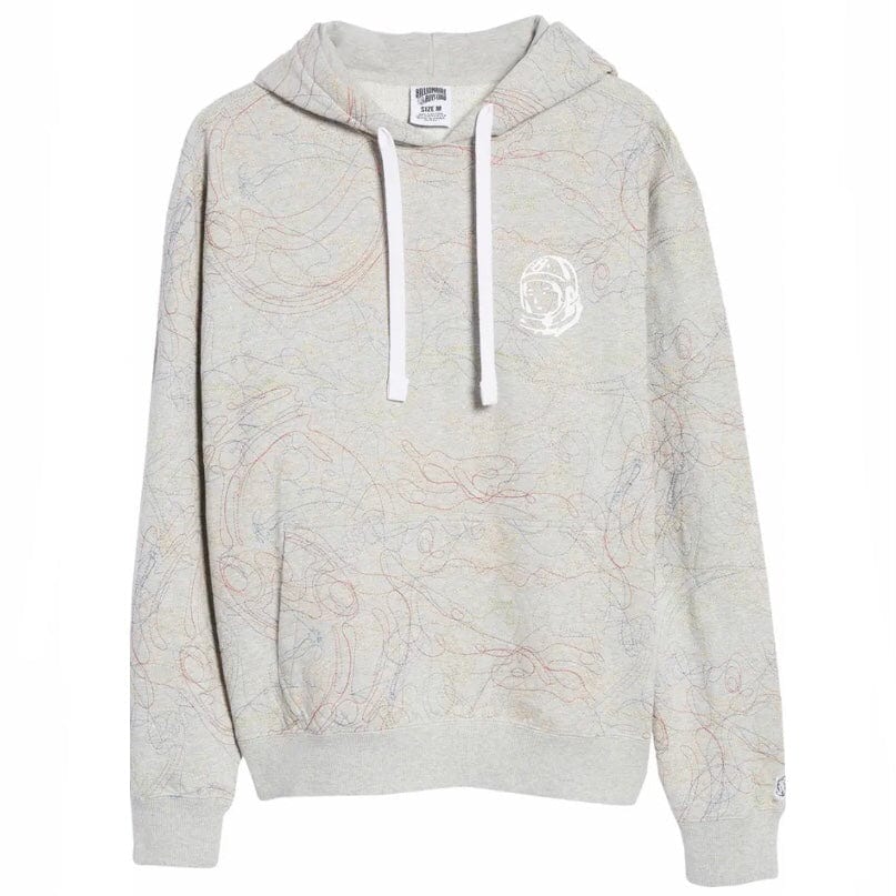 Billionaire Boys Club BB Scribble Hoodie (Heather Grey) 821-2300