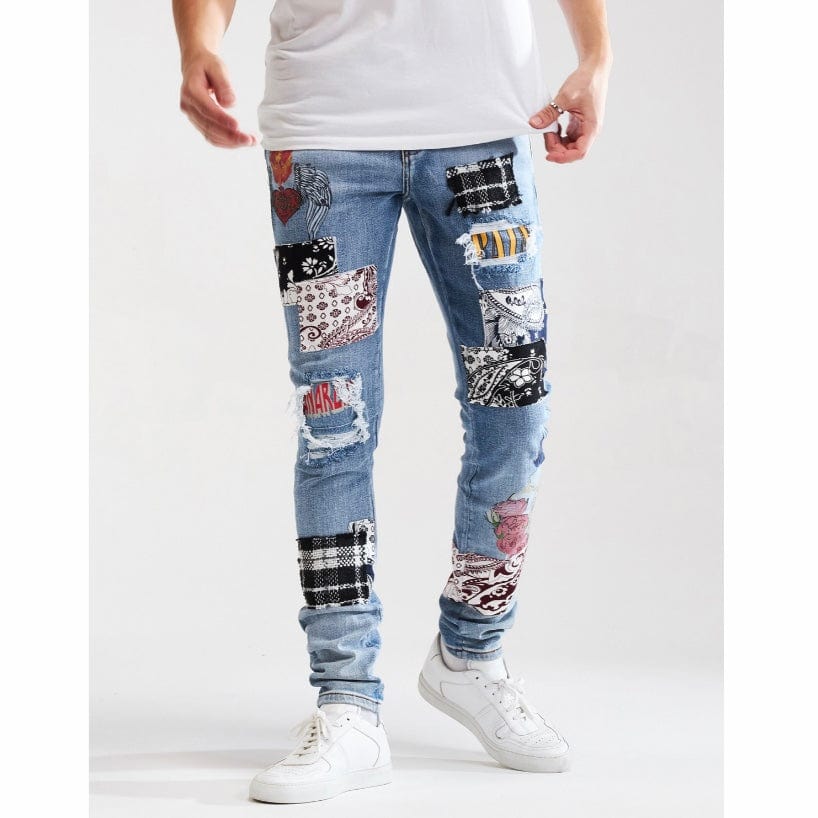 Embellish Arcadia Denim (Blue Patchwork) EMBSUM121-105