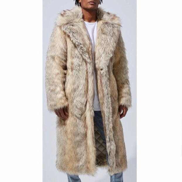 Jordan Craig Faux Fur Coat (Coyote) 91398