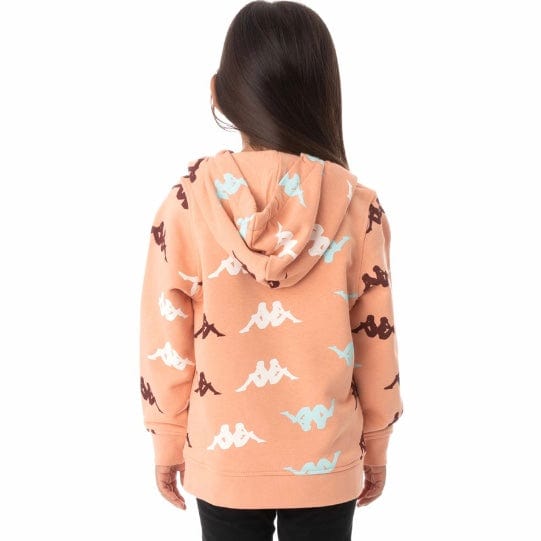 Kids Kappa Authentic Sneek Hoodie (Pink Coral) 34167TW