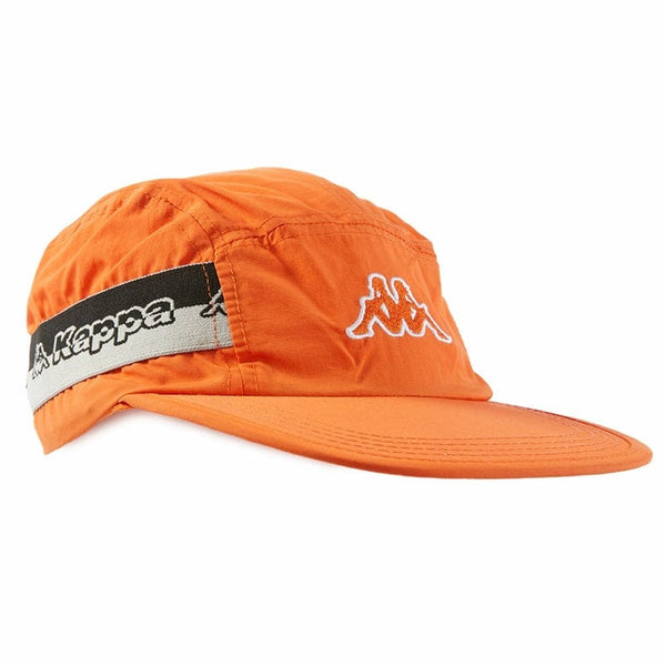 Kappa Logo Tape Drema Cap (Orange/Grey/Black) 331B63W