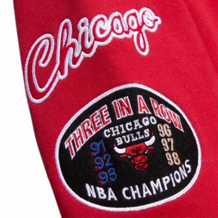 Mitchell & Ness Nba Chicago Bulls Champ City Hoodie (Scarlet)