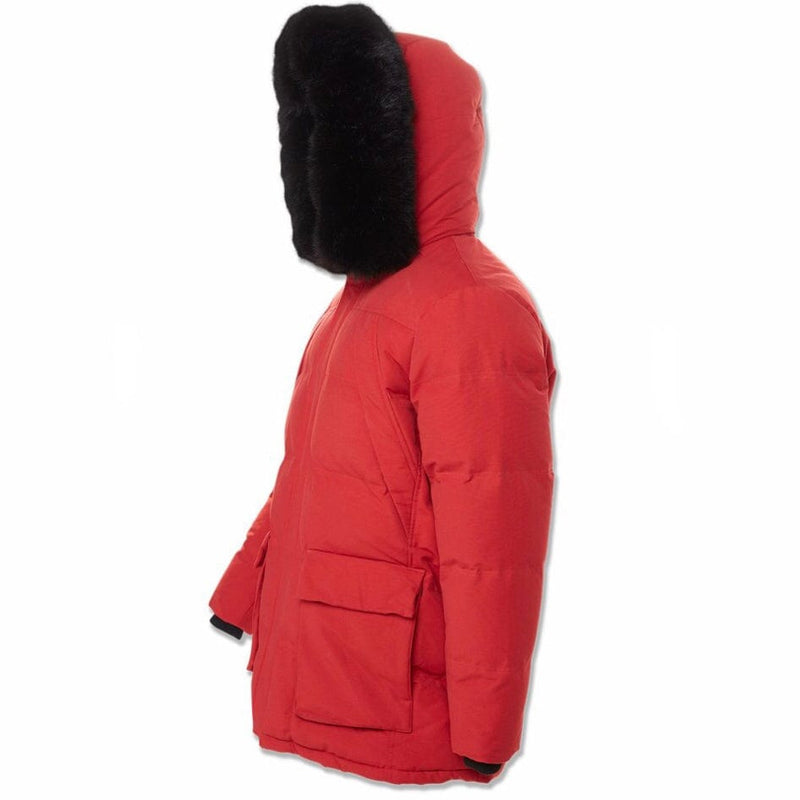 Jordan Craig Bismarck Fur Lined Parka Jacket (Red) 91537
