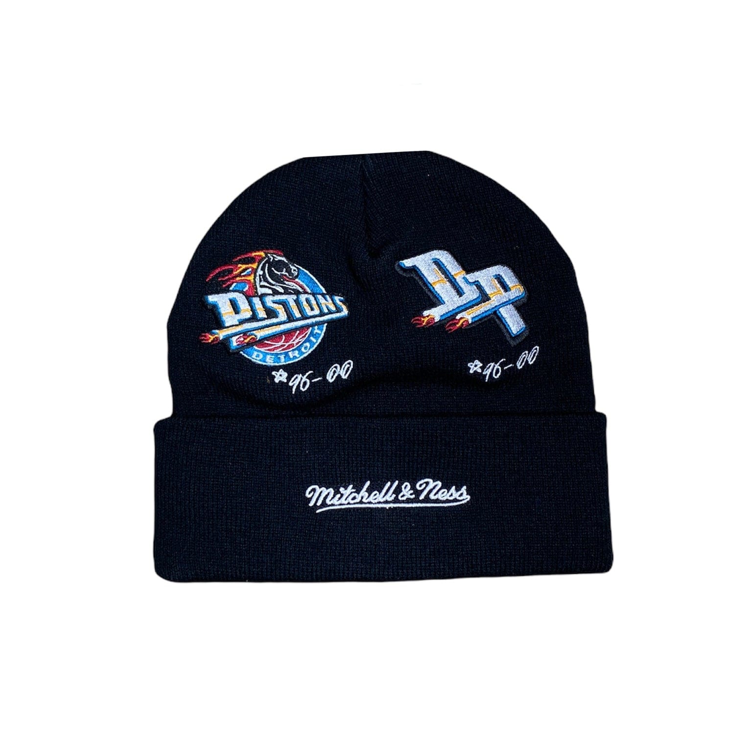 Mitchell & Ness Nba Timeline Knit Beanie Hwc Detroit Pistons (Black)