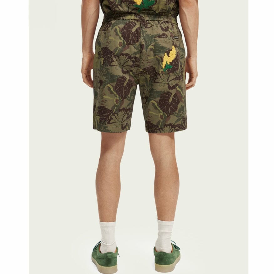 Scotch & Soda The Fave Printed Bermuda Short (Camo Flora Aop) 173459