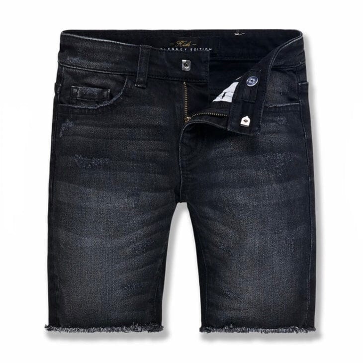 Junior Jordan Craig Edison Denim Shorts (Black Shadow) J3171SB