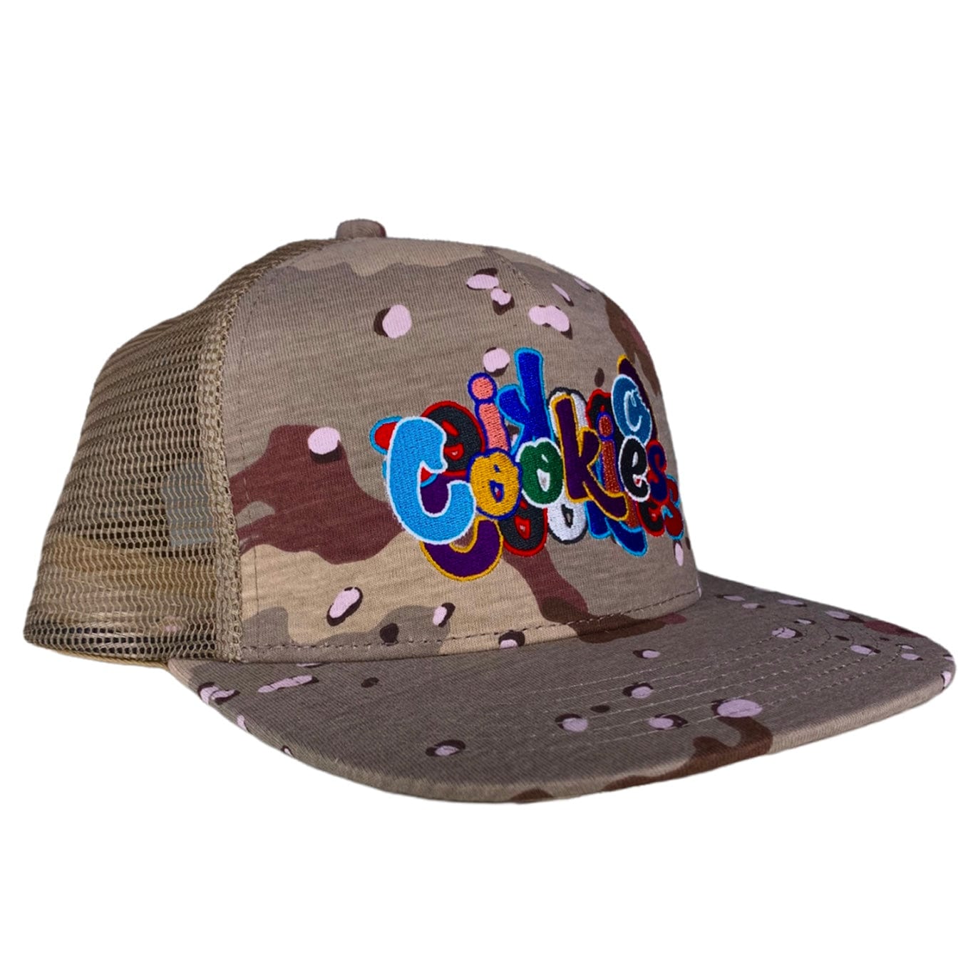 Cookies Infamous Mesh Trucker Hat (Brown Camo) 1560X6034