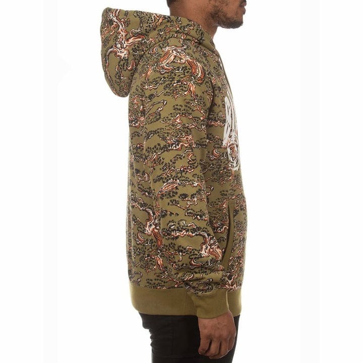 Billionaire Boys Club BB Camo Arch Hoodie (Olive Drab) 821-1307