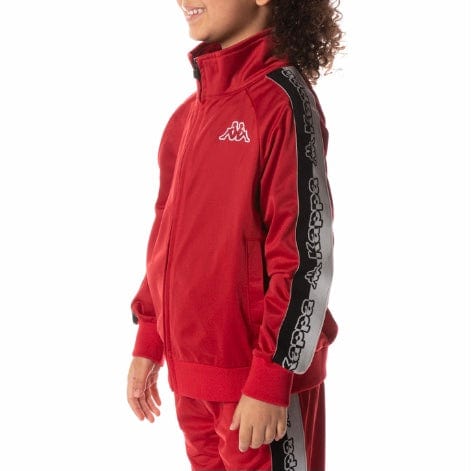 Kids Kappa Logo Tape Dartem Track Jacket (Red) 35184SW