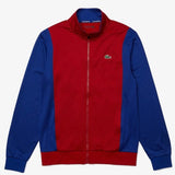 Lacoste Sport Resistant Bicolor Pique Zip Sweatshirt (Red/Blue) SH6937