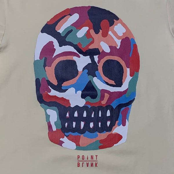 Point Blank Jungle Fever Skull T Shirt (Natural) 100987-5218
