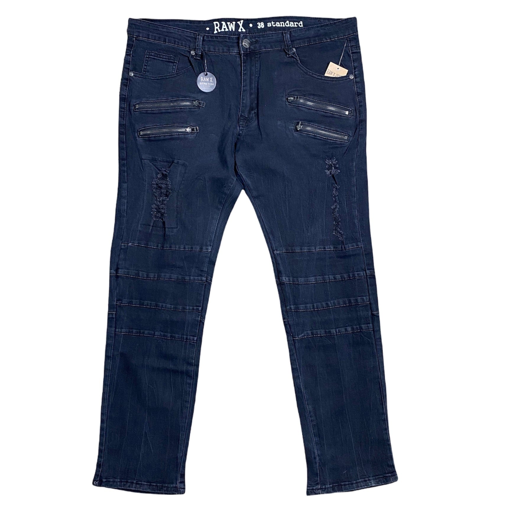 RAW X Apparel Vintage Stretch Jeans (Black) - RXP-9613