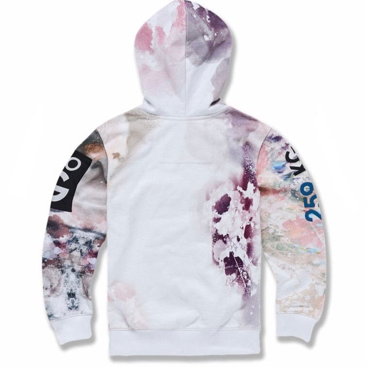 Junior Jordan Craig Pioneer Pullover Hoodie (White) 8441HB