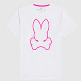 Psycho Bunny Percy Graphic Tee (White) B6U317W1PC