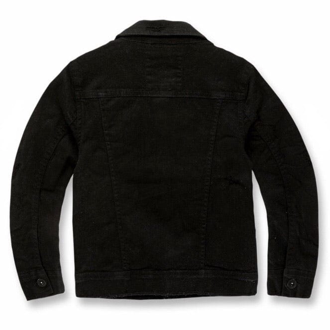 Jordan Craig Kids Tribeca Twill Trucker Jacket (Black) 91521K